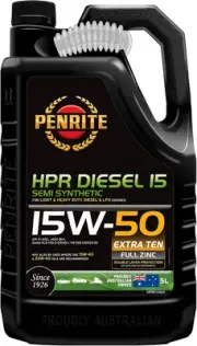 Penrite 15W50 HPR Semi Synthetic Diesel Engine Oil 5 Litre