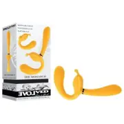 Evolved THE MONARCH Triple Shaft Strapless Strap-On Vibrator - Model M3X - Femal