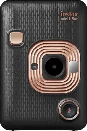 FUJIFILM Cheki Instant Film Camera instax mini LiPlay INS MINI HM1 ELEGANT BLACK