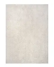 nuLOOM Clare Solid Shag White Rug