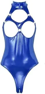 [GRRKDFQ] Women'S Erotic Lingerie Sets O-Ring Sleeveless Split Breasted One-Piece Sleepwear
