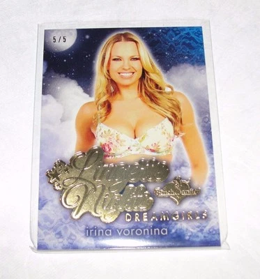 2017 Benchwarmer IRINA VORONINA Dreamgirls #40 LINGERIE NIGHTS Gold/5 PLAYBOY