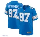 Aidan Hutchinson Blue Game Jersey