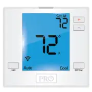 PRO1 IAQ T701i Digital WIFI Programmable Thermostat, 1 H/1 C Conventional
