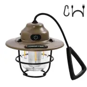 Camping Light LED Lantern Camping Lantern Outdoor Retro USB Rechargeable Lantern