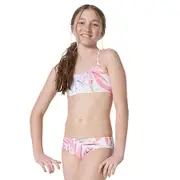 Tahwalhi Girls Psychedelic Palm Burst Bikini Set