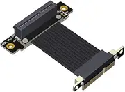 ADT-Link PCI Express 4.0 x4 Extension Riser Cable for PCIe x4 Capture Card RAID SSD LAN USB Cards (M22SL-TL, 5cm)