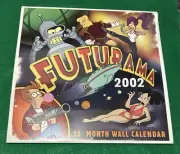 Futurama 2002 calendar Sealed New Vintage Rare