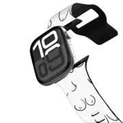 Apple Watch Series 10 (42mm) Impact Band Boobies Watch Band (white)
