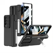 For Samsung Galaxy Z Fold4 5G Magnetic Leather Flip Case With Holder