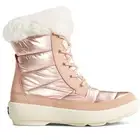 Sperry Bearing Plushwave Metallic Snow Womens Pink Casual Boots STS86838