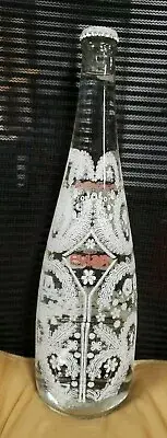 2008 EVIAN LIMITED EDITION CHRISTIAN LACROIX GLASS SNOWFLAKE BOTTLE - UNOPENED!