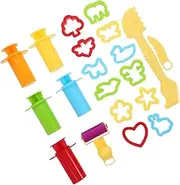 JOINPAYA 1 Set Clay Sculpting Kit DIY Tools for Includes Molding Rolling and Shaping Accessories for Creative Play and Fine Motor Skill Development