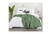 Alastairs 375GSM Australian Merino Wool Blanket Sage Single