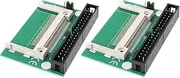 eMagTech 2pcs CF Card Slot to IDE40 Pin Adapter Card 2.5mm Socket Single Sided CF Card Slot Adapter Board Suitable for Computer Camera Bag