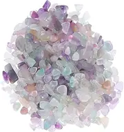 Luxshiny Fluorite Crystal Stones Degaussing Pebbles for Aquatic Decor Garden Rocks Pathway Lighting Landscaping