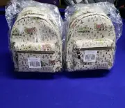 Studio Ghibli Kiki's Delivery Service Map Mini Backpack PICK A OR B PATTERN NEW