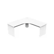 Collins Manager L-Shape Corner Workstation Computer Office Desk 180cm - White
