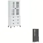 Highboard Sideboard Storage Cabinet Living Room Hallway Solid Wood Pine vidaXL