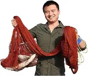 Tire Line Hand Cast Net with Lead Weight, Quick Launch, Accessories Included, Old Style Fishing Net for Beginners