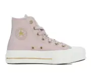 Converse Women's 8 CTAS Chuck Taylor All Star Lift High Top Platform Flush Stone