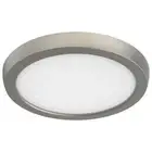 Satco 62-1713 11W 120V 7" Rnd Flush LED CCT Select Br. Nickel Finish