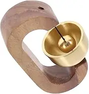 Ciieeo Wooden Doorbell for Entrance Decorative Shopkeeper Bell Vintage Chime for Home Decoration Crisp Sound Strong for Garden Living