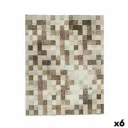 Tablecloth Thin Canvas Anti-stain Frames 140 x 180 Cm Beige 6 Units