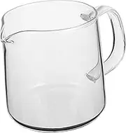 CATIEBYE Borosilicate Glass Pot for Drip Coffee Heat Resistant 400ml Home Café Carafe Hand Brewed Easy to Clean