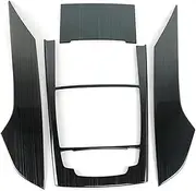 Car Decoration Panel Trim for A6 C7 2012-2018 Decoration Panel Trim Car Styling Interior Stainless Steel Center Console Gear Shift Frame Cover