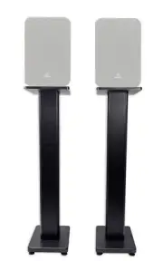 (2) Rockville 36” Studio Monitor Speaker Stands For Behringer 1C-BK