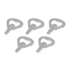 5Pcs DIY Bottle Opener 64*39mm Silver Beer Soda Bottle Can Opener Cap Remover