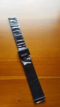 在飛比找Yahoo!奇摩拍賣優惠-精工 SEIKO 米蘭款 鋼帶 錶帶更換   20mm 黑色