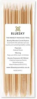 Bluesky Wooden Cuticle Pushers, Orange Wood Sticks, Double End Wooden Cuticle Pusher, Nail Art, Manicure Pedicure Tools, 11.5cm/4.5 inches (10 Pieces)