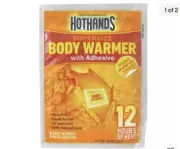 HotHands Supersize Body Warmer with Adhesive Up to 12 Hours of Heat Pack of 4