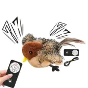 Electronic Interactive Cat Toys Kitten Simulated Chirping Bird Toy Cats Pets