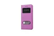 For iPhone 6S,6 Case,Fashion Cowhide Genuine Leather Cover Caller Display,Pink