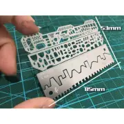 4 In 1 Scribe Line Drilling Templates Ruler Details Craft Tool For 1/100 1/144 C