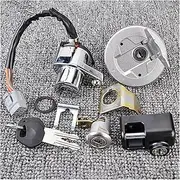 Ignition Key Switches for Suzuki VZR1800/N/Z/B for Intruder for Boulevard M109R M1800R 2006-2017 VZR 1800 1800BZ 1800B Ignition Switch Seat Lock with Key Kit Ignition Barrel Key Switch