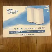 Linksys Velop Whole Home Wi-Fi Model WHW01 AC2600. Coverage 3000 Sq Ft