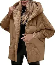 [Valtorixia] Women's Winter Warm Long Sleeve Zip Up Baggy Cropped Puffer Down Jacket 2025 Fleeced Lined Corduroy Coat Outerwear