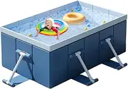 Non-Inflatable Swimming Pool | Non-Inflatable Hard Shell Pool for Adults and Kids - Portable Summer Water Play Toy for Children, Adults, and Pets