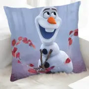 Cute Olaf Snowman Winter Is Coming Happy Holiday Christmas Frozen Pillow Case