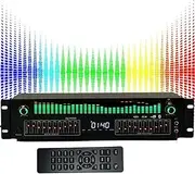 31-band Digital Equalizer, Digital Audio Stereo Graphic Equalizer, LED Music Spectrum Analyzer with Remote Control, 12 Preset Effects, Rack Effects & Signal Processors for Recording Studio