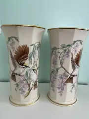 2 Lenox Fine China JEFFERSON 11.5" VASE Presidential Garden Collection