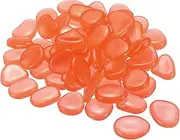 uxcell 200pcs Glow Rocks 20-30mm Glow Pebbles Decoration in The Dark Luminous Stones Decor DIY Decorative Red for Garden, Potted Plant, Fish Tank