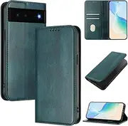 Compatible with Google Pixel 6a 5G,Flip Kickstand Cover, Compatible with Google Pixel 6a 5G Card Slot Wallet Case Green2
