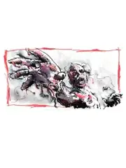The WALKING DEAD "ZOMBIE" original art!