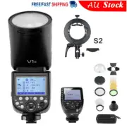 Godox V1-S V1S 2.4G Camera Flash For Sony + Xpro-S Trigger ,S2 Bracket,AK-R1 Kit