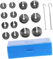SEWOART Educational Physics Slotted Weights Set Metal Weights Hanger for Experiment 1 Set